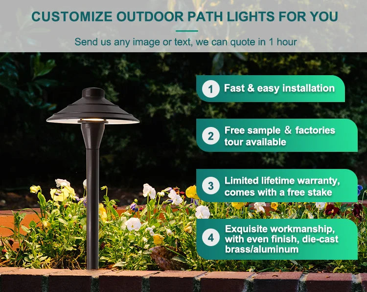 AC/DC IP65 Waterproof Low Voltage 12V Driveway Landscaping Light